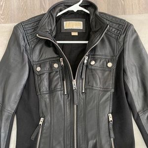 Michael Kors Black Leather Jacket